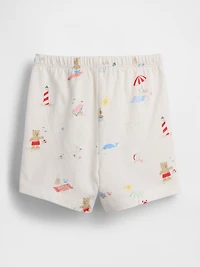 Cache-couche à motif ourson la plage Premiers essentiels en coton biologique pour Bébé
