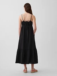 Cotton Gauze Tiered Empire Waist Dress