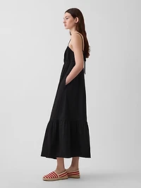 Cotton Gauze Tiered Empire Waist Dress