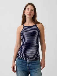 Maternity Modern Apron-Neck Tank Top