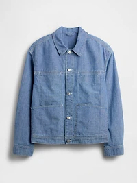 Boxy Chambray Jacket