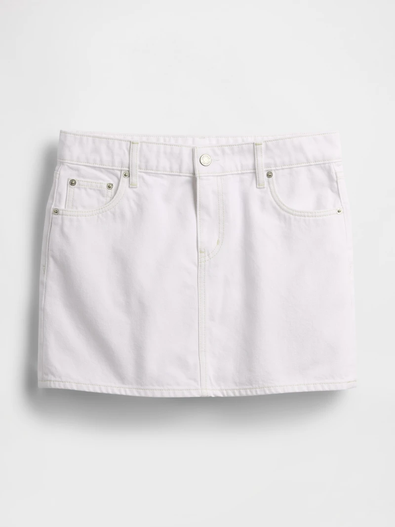 Denim Mini Skirt