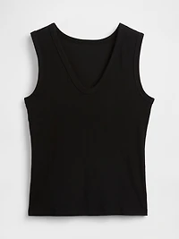 Variegated Rib Tank Top