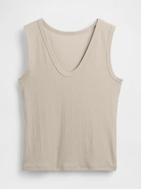 Variegated Rib Tank Top