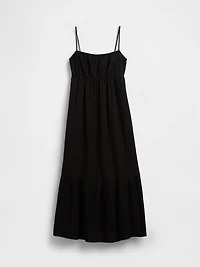 Cotton Gauze Tiered Empire Waist Dress