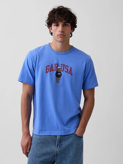 Relaxed Branan Bear Logo T-Shirt
