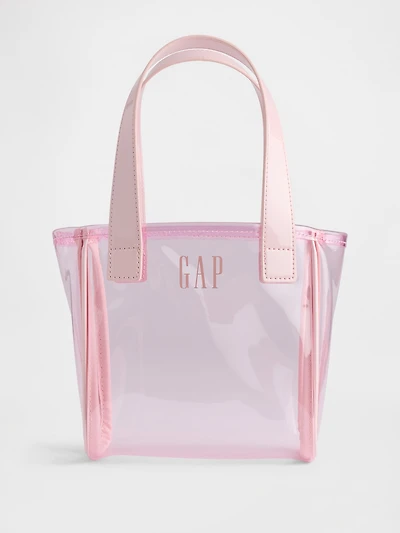 Mini fourre-tout transparent à logo Gap