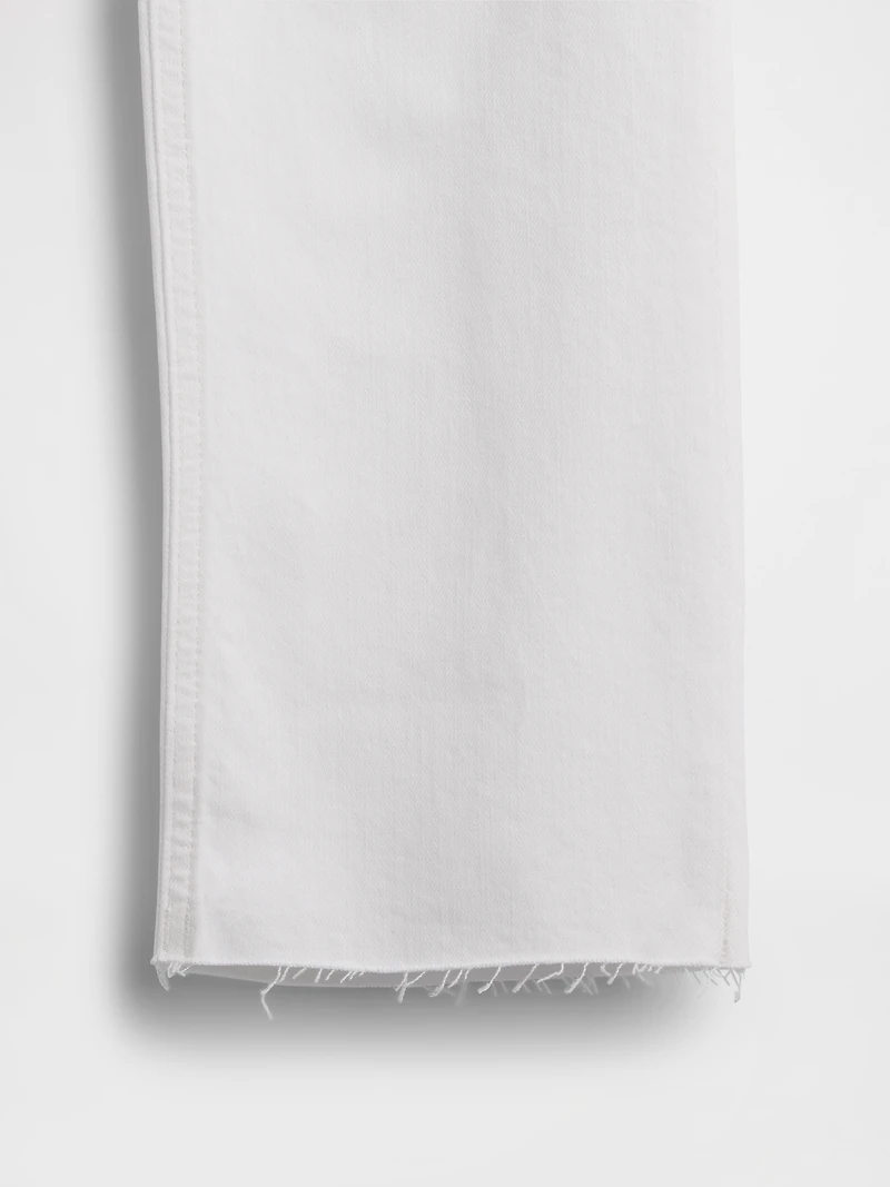 High Rise ’90s Slim Straight Crop Jeans