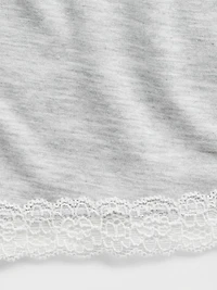 SoftMade Modal Lace-Trim PJ Shorts