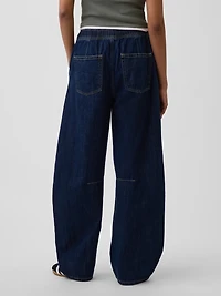Mid Rise Easy Horseshoe Jeans