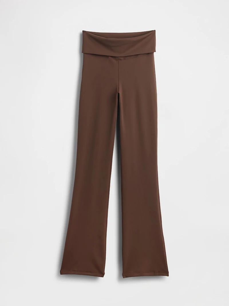 GapFit Smooth Foldover Mini Flare Leggings