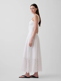Lace-Up Corset Maxi Dress