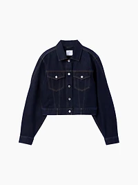 Victoria Beckham Relaxed Crop Denim Jacket