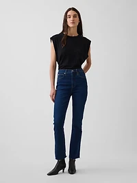 High Rise Kick Flare Jeans