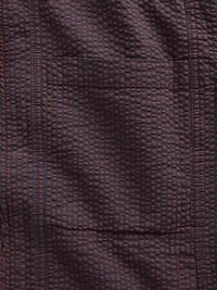 Seersucker Zip Shirt Jacket