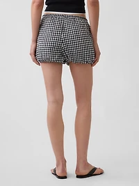 Gingham Easy Bubble Shorts
