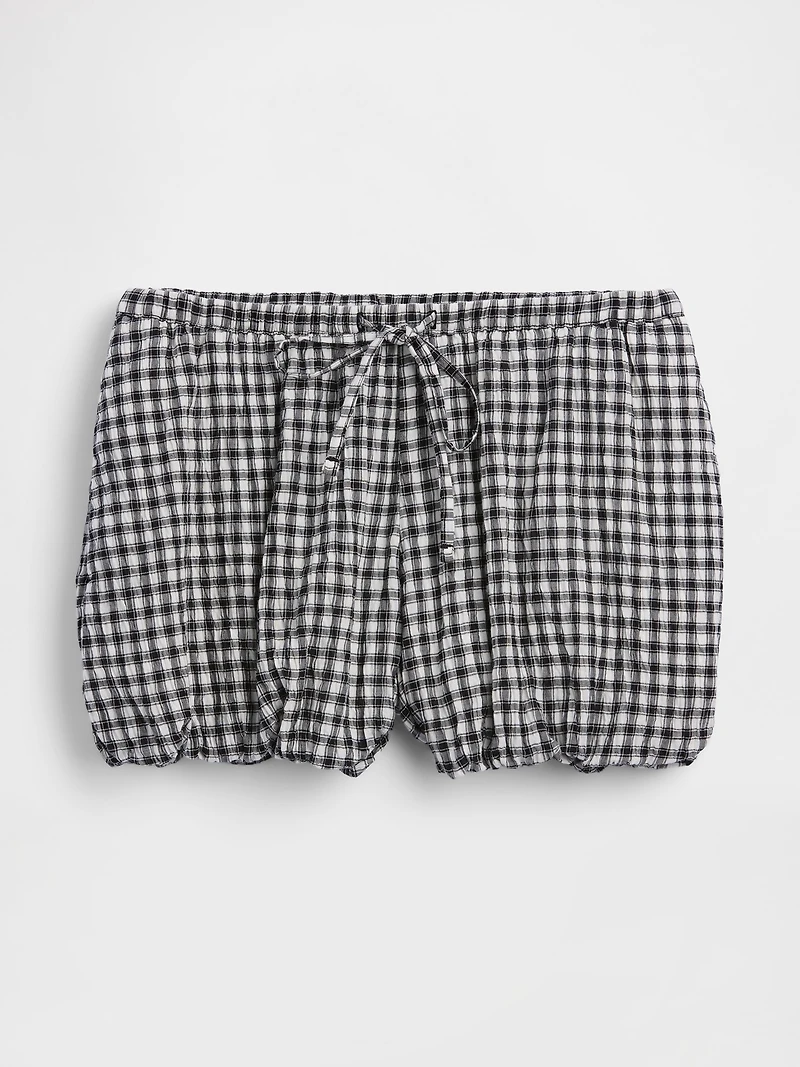 Gingham Easy Bubble Shorts