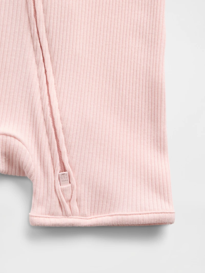 Une-pièce short court finement côtelé Premiers essentiels pour Bébé