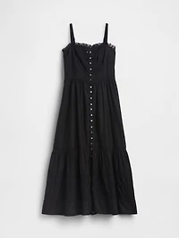 Eyelet Tiered Maxi Dress