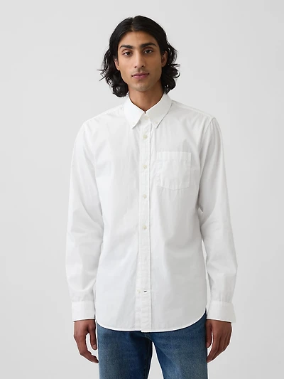 Organic Cotton Poplin Classic Shirt