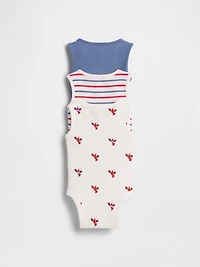 Cache-couche à poche en coton côtelé Premiers essentiels pour Bébé