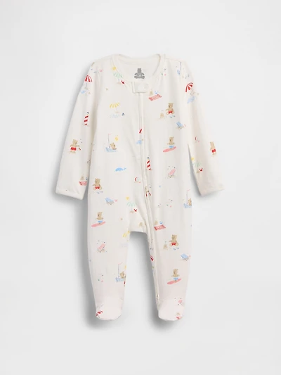 Une-pièce en coton biologique Premiers essentiels pour Bébé