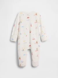 Une-pièce en coton biologique Premiers essentiels pour Bébé