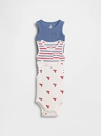 Cache-couche à poche en coton côtelé Premiers essentiels pour Bébé