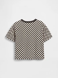 T-shirt droit à motif de damiers pour Bébé et Tout-petit