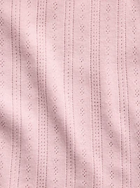 Pointelle Lettuce-Hem PJ Cami