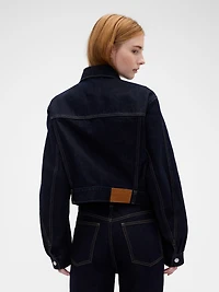 Victoria Beckham Relaxed Crop Denim Jacket