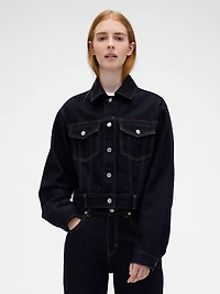 Victoria Beckham Relaxed Crop Denim Jacket