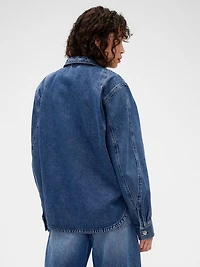 Victoria Beckham Denim Zip Shirt