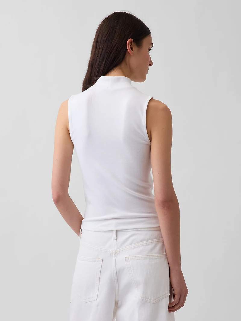 Modern Mockneck Tank Top