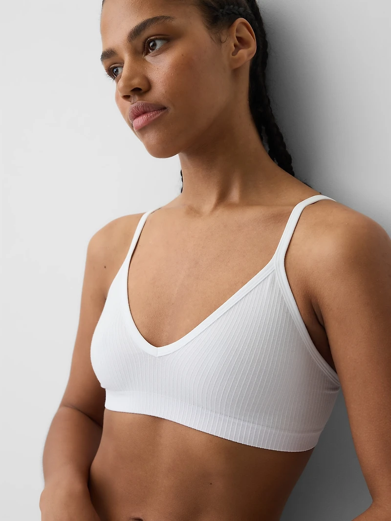 Seamless Rib Triangle Bralette