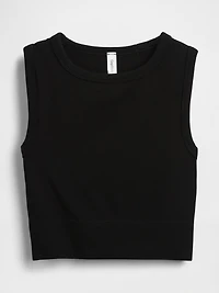 Seamless Rib Crop Tank Top