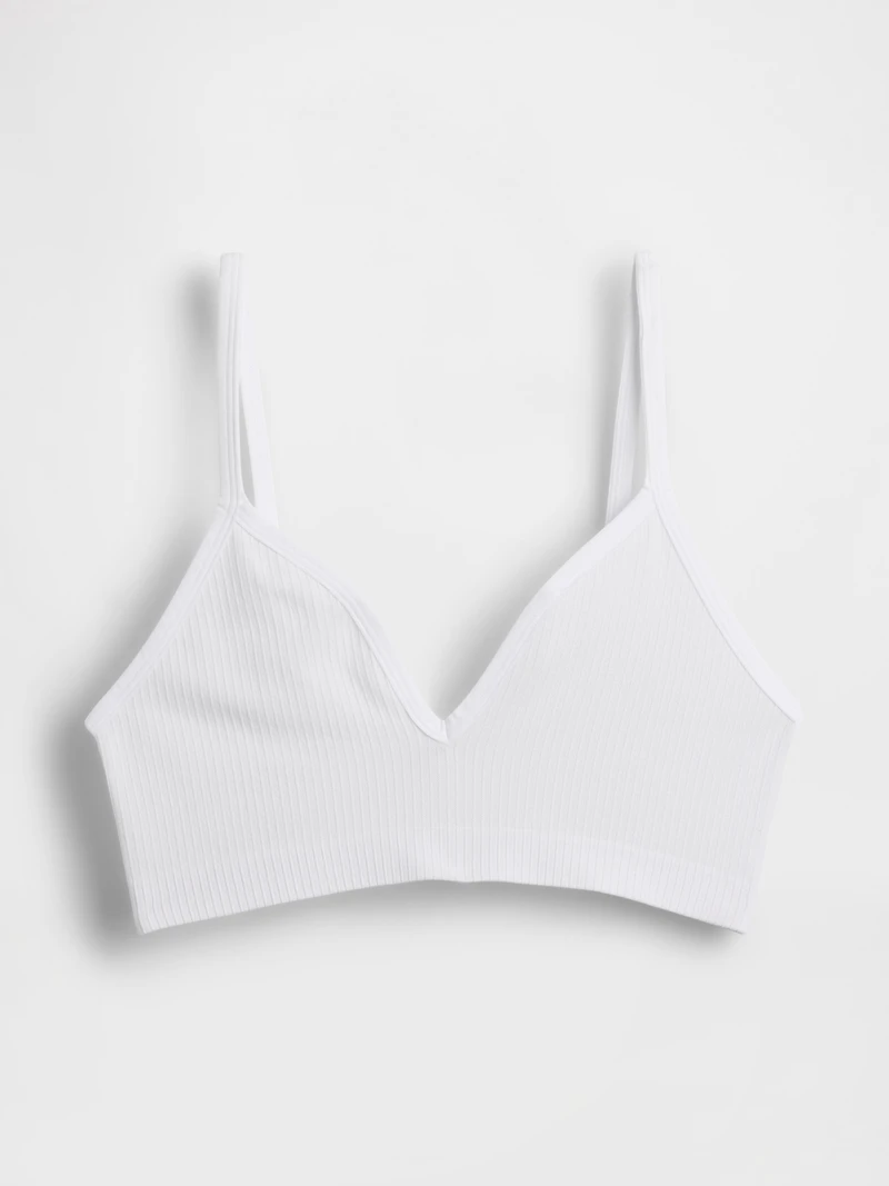 Seamless Rib Triangle Bralette