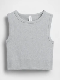 Seamless Rib Crop Tank Top