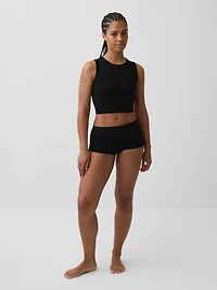 Seamless Rib Crop Tank Top