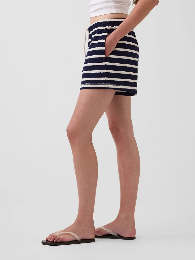 3.5" Towel Terry Relaxed Easy Shorts