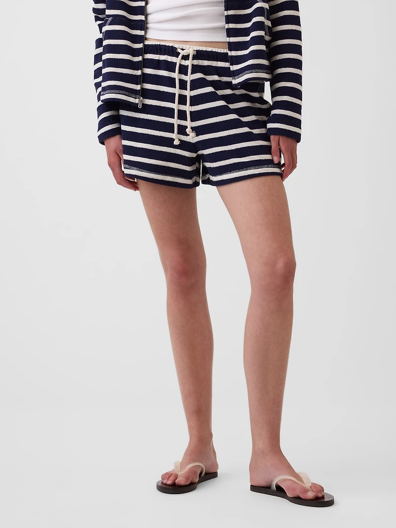 3.5" Towel Terry Relaxed Easy Shorts