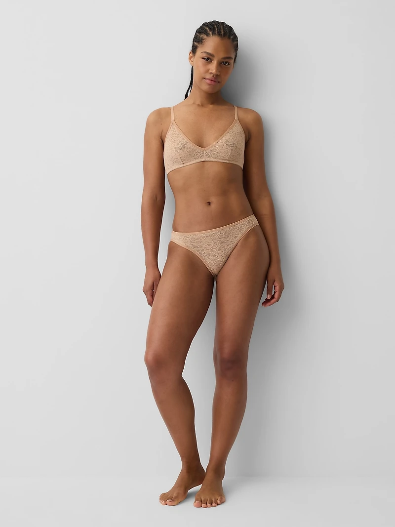 Softest Lace Plunge Bralette
