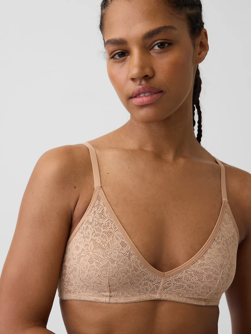 Softest Lace Plunge Bralette