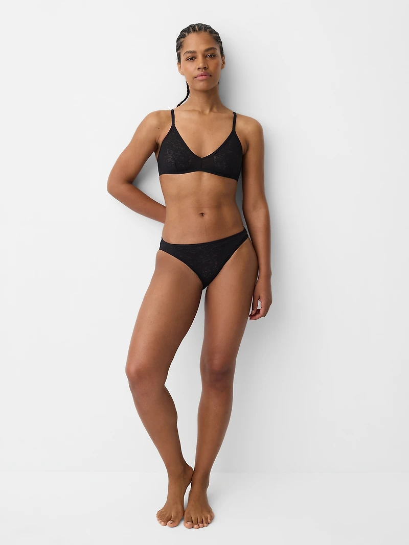 Softest Lace Plunge Bralette