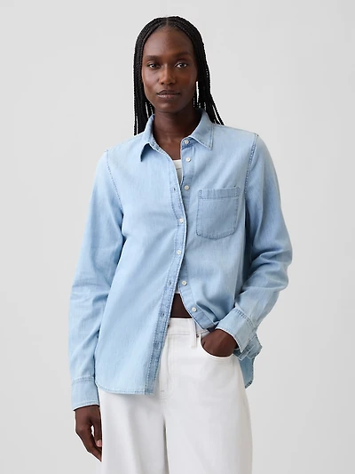 Organic Cotton Denim Classic Shirt