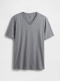 Cotton Jersey V-Neck T-Shirt
