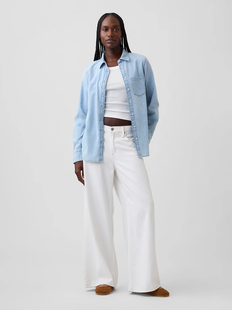 Organic Cotton Denim Classic Shirt