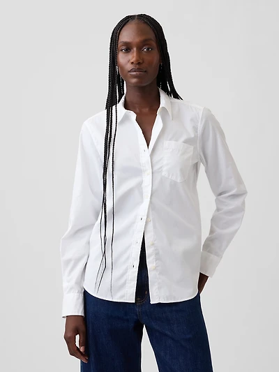 Organic Cotton Poplin Classic Shirt