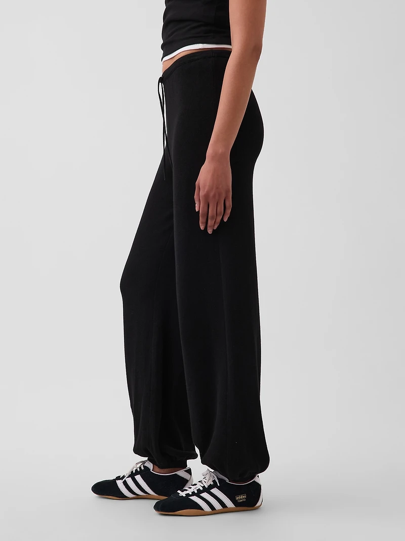 100% Cotton Relaxed Sweater Joggers