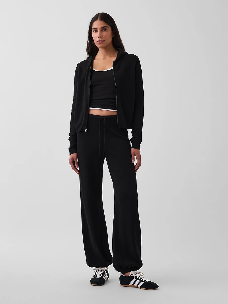 100% Cotton Relaxed Sweater Joggers